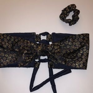 Unique Handmade reworked crop top bandeau